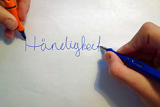 Händigkeitsuntersuchung